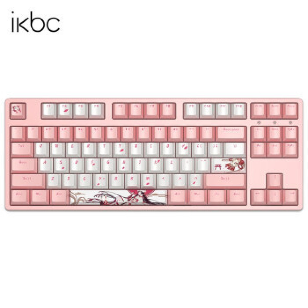 专为小姐姐定制,续航半年,ikbc白无垢樱花机械键盘开箱