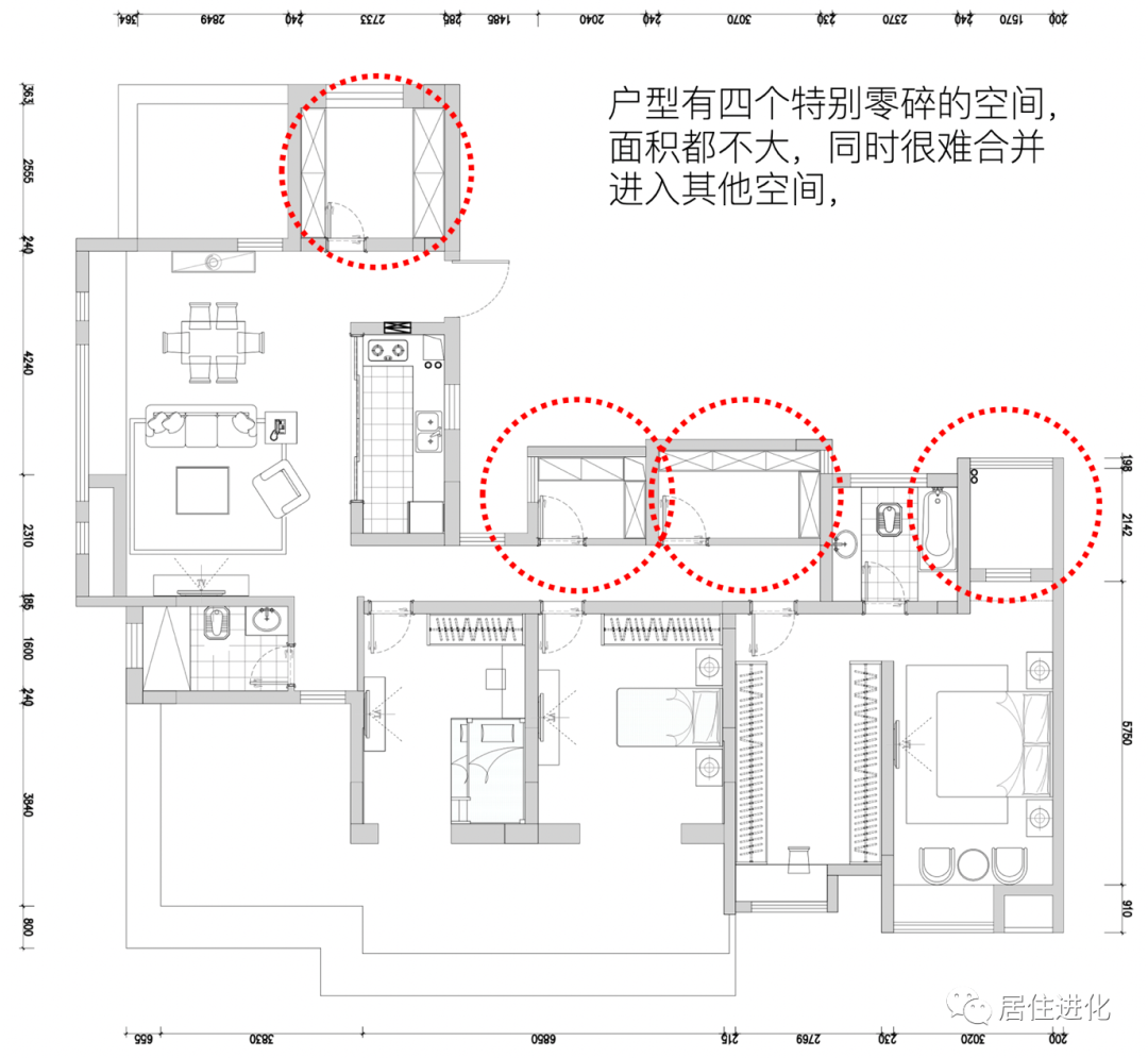 代表居住未来的房子:大餐厅双厨房、无电视客厅、还有第二客厅和作业角