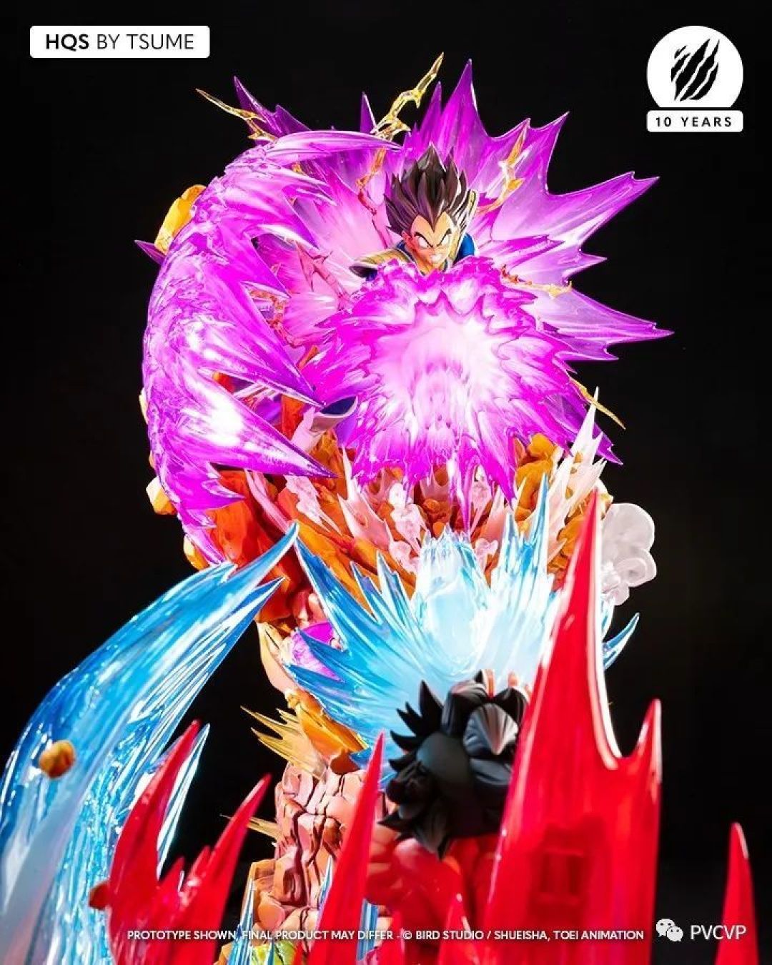 悟空界王拳VS贝吉塔伽力克炮,T社《龙珠Z》十周年新品雕像终于公布开售~