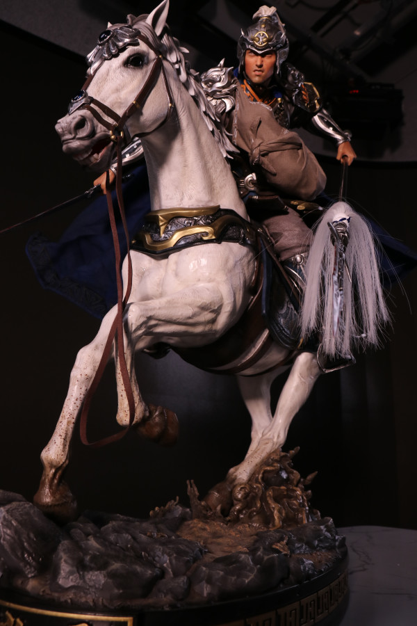 infinitystudio 开天工作室 三国五虎系列 1/4 骠骑赵云雕像 珍藏版
