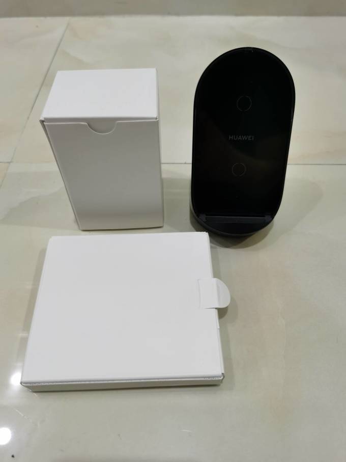 华为立式无线充电器cp62开箱