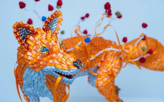 一根丝带折出孙悟空他花6年让丝带72变火爆日本