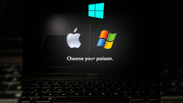 老mac最后的倔强 16寸macbook Pro 外挂 一个windows 普通笔记本 什么值得买