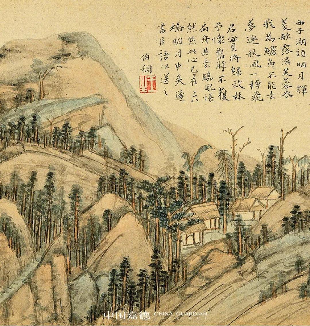 中国嘉德2020秋拍丨逸润苍郁 骨气灵秀——松江画派的儒雅墨韵