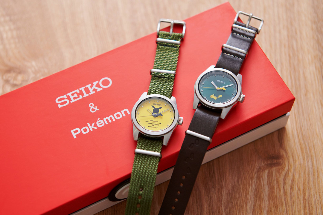 激萌！SEIKO 精工 × Pokémon 精灵宝可梦 限量联名款腕表