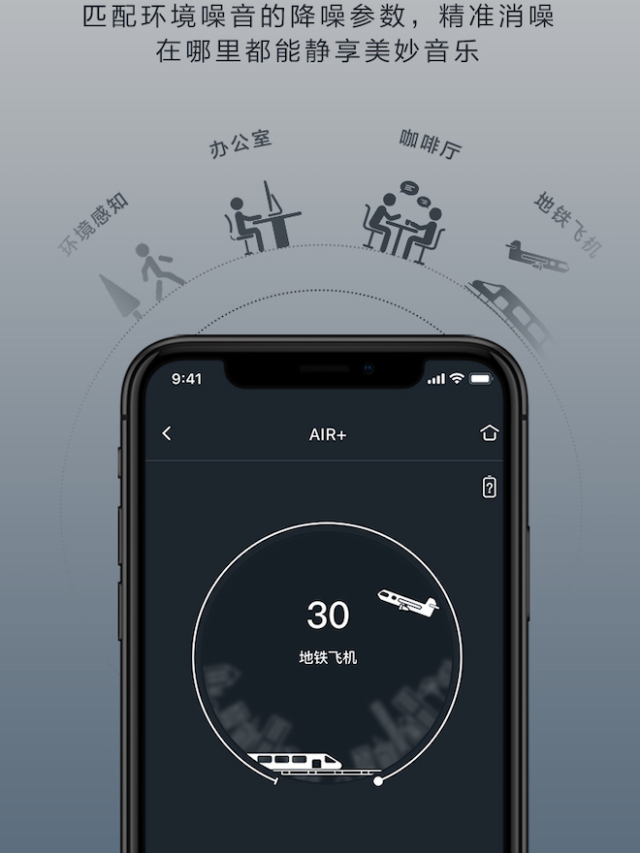 Libratone小鸟音响AIR+第2代真无线降噪耳机