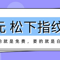 2020年福利系列 篇一：松下智能门锁的0元购