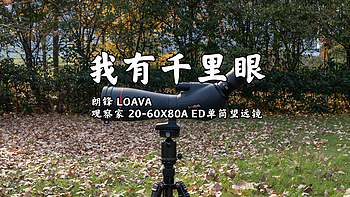 朗锋 LOAVA 观察者 20-60x80A ED 单筒望远镜开箱及简单体验