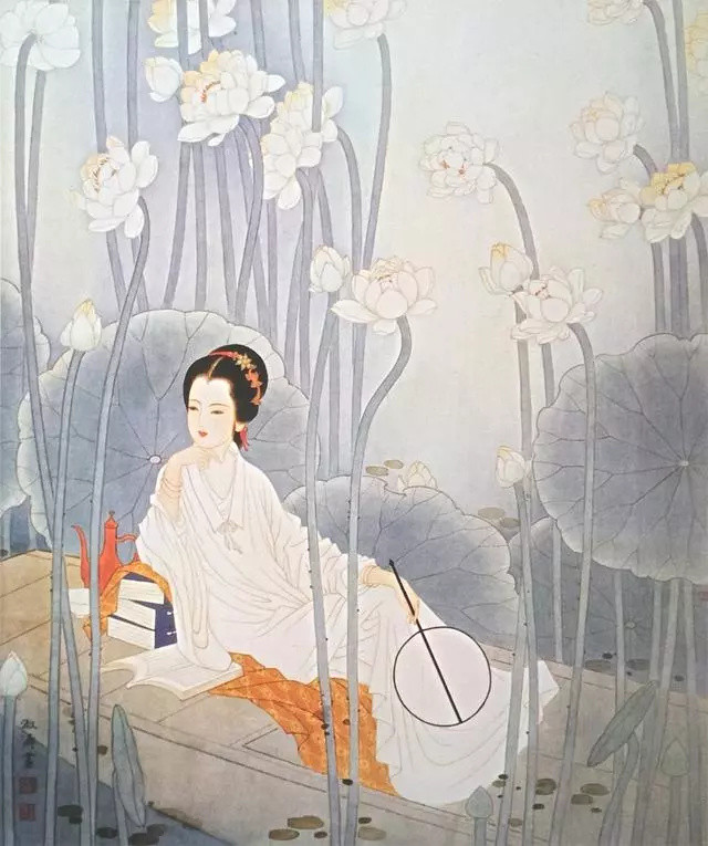 著名绘画大师教你学会各种不同风格的绘画技法「古代仕女」