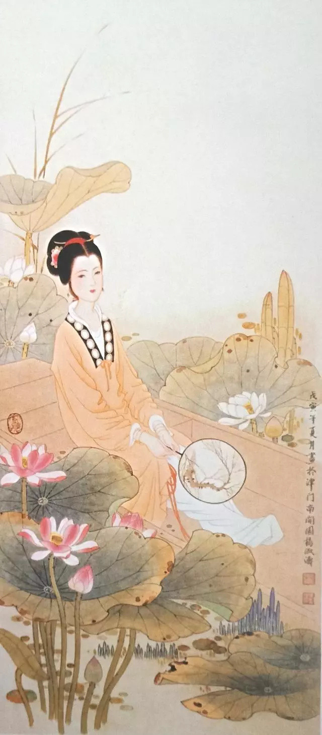 著名绘画大师教你学会各种不同风格的绘画技法「古代仕女」