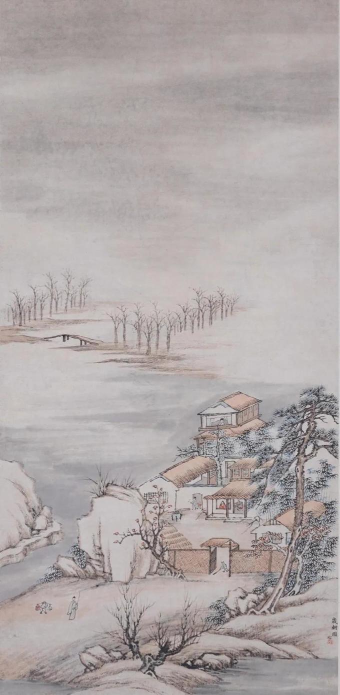 广州艺术博物院开年大展50余件明清绘画还原古代春日生活