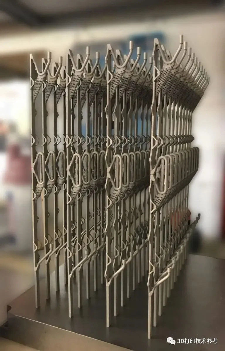 欧洲核子研究组织3D打印250um薄壁的复杂高精度冷却回路阵列