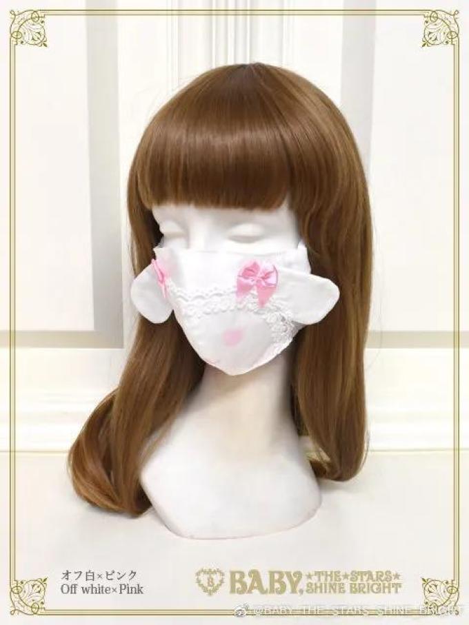 充满少女幻想的口罩原来长这样~五款lo里lo气的口罩来啦!