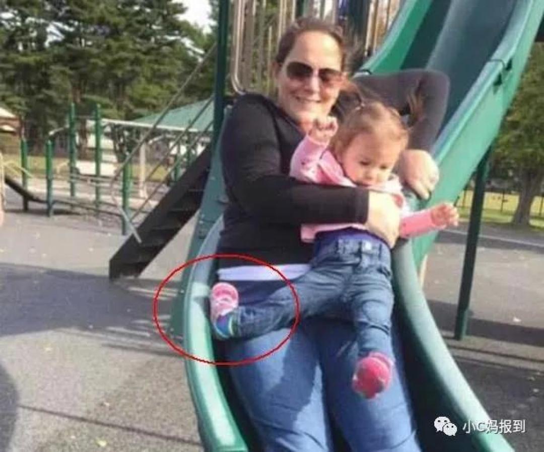 妈妈抱着一岁半宝宝滑滑梯,突然“啪”的一声孩子腿断了,这些危险你想像不到