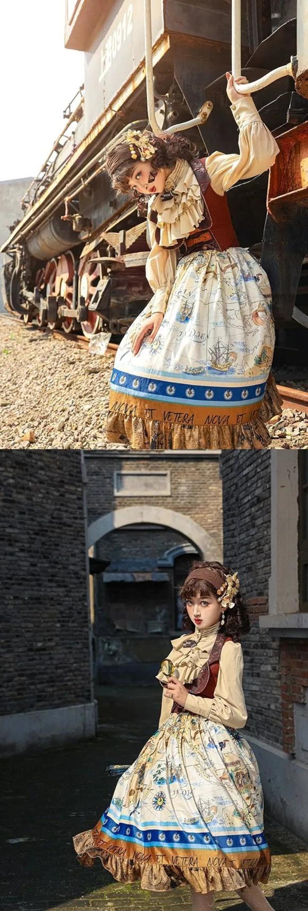 Lolita也可以蒸汽朋克!五款蒸汽朋克风的小裙子分享~