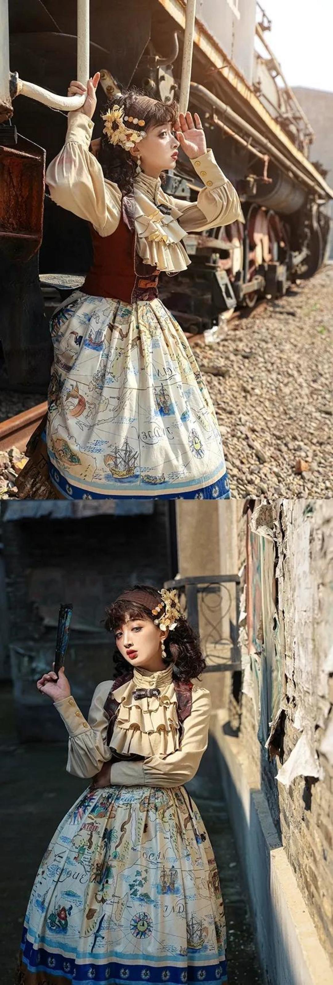 Lolita也可以蒸汽朋克!五款蒸汽朋克风的小裙子分享~