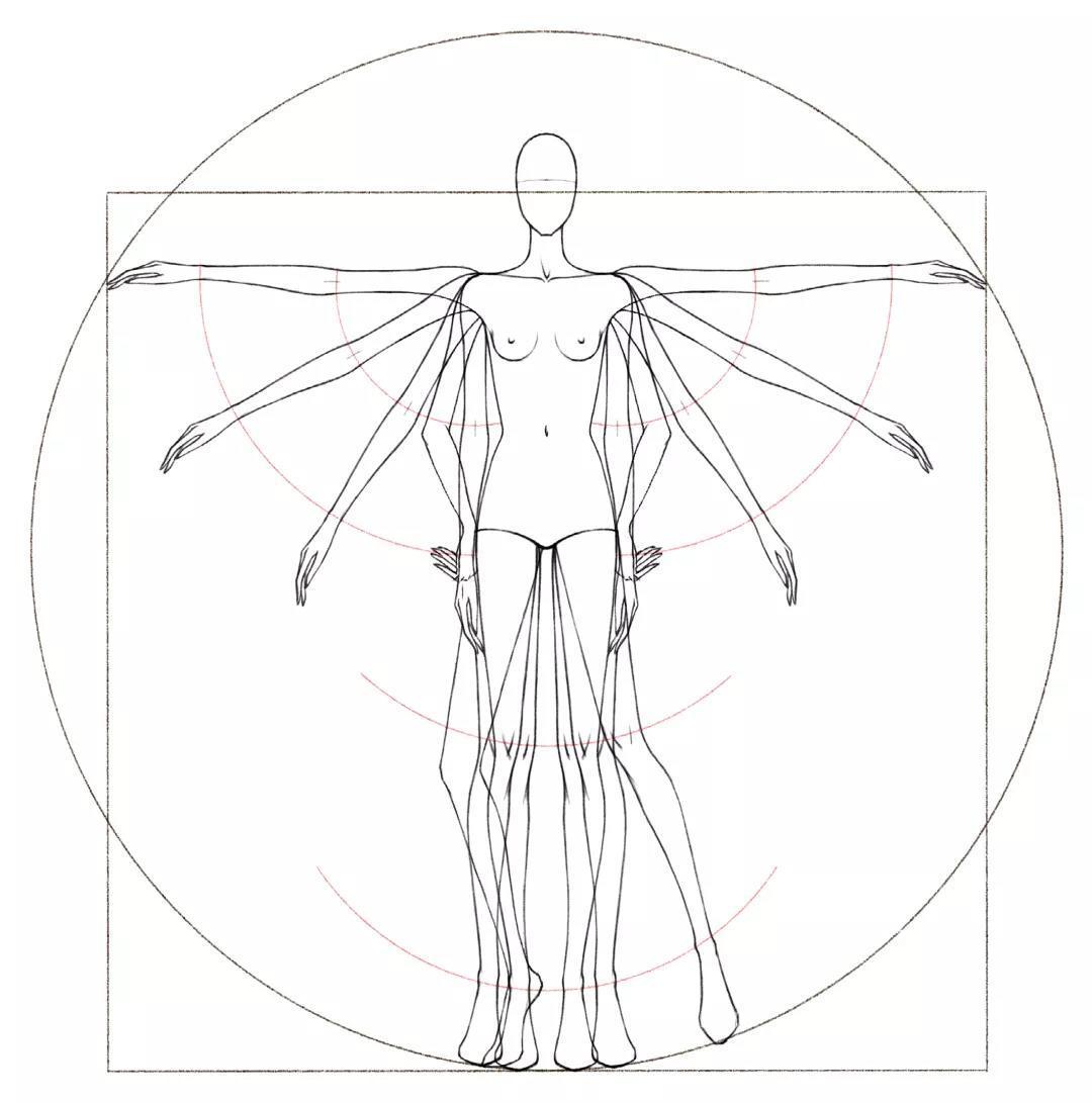 学好时装画设计的第一步,从掌握人体绘制开始