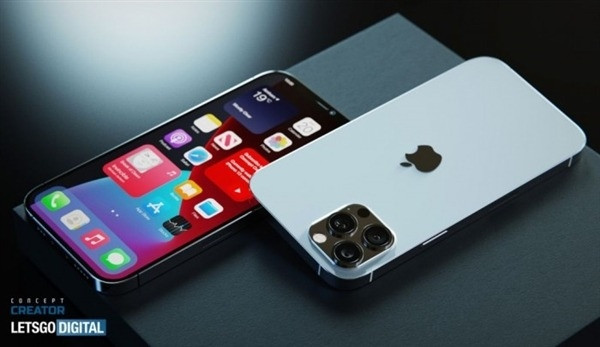 iPhone 12s Pro Max渲染图亮相，升级120Hz高刷、支持屏下指纹