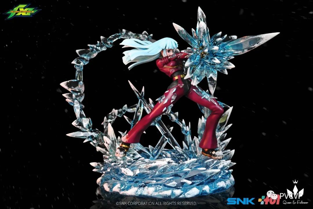 寒冰小萝莉来了！SNK经典游戏《拳皇XI》正版授权冰女「库拉·戴尔蒙多」1:6雕像发售