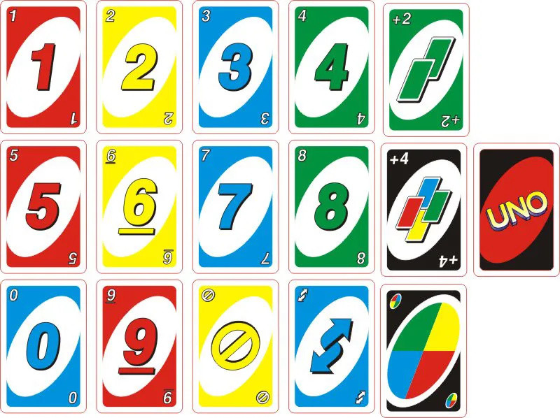 大人玩的UNO纸牌，可以演变许多和宝宝玩的游戏！数学启蒙、颜色认知，超有趣！