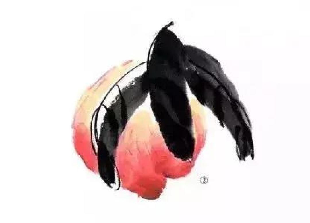 画国画桃子的步骤你学会了吗?