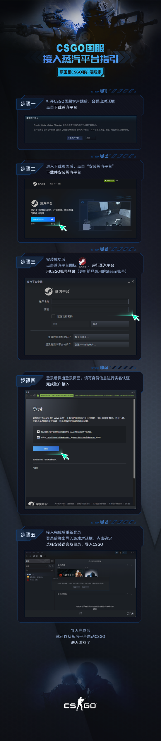 CSGO国服正式登陆蒸汽平台 现在加入立享好礼！