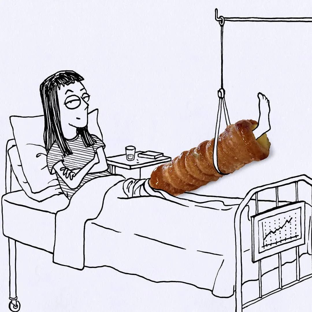 伦敦插画师小哥用面包创作脑洞世界，当艺术家成为吃货后会发生什么？他的答案是……