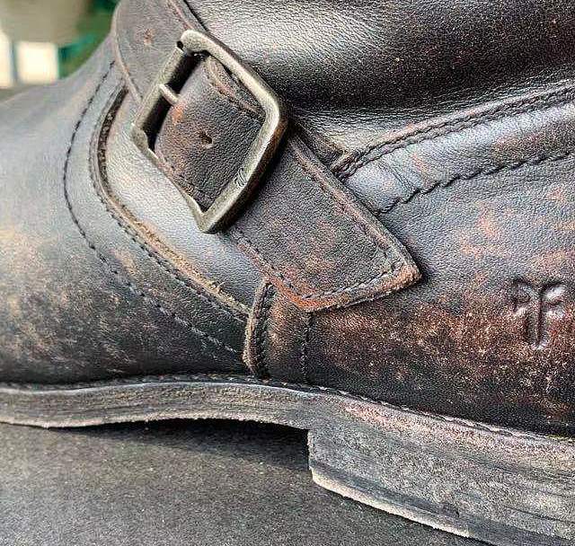 新年第一晒——FRYE  Smith Engineer自然做旧款靴子