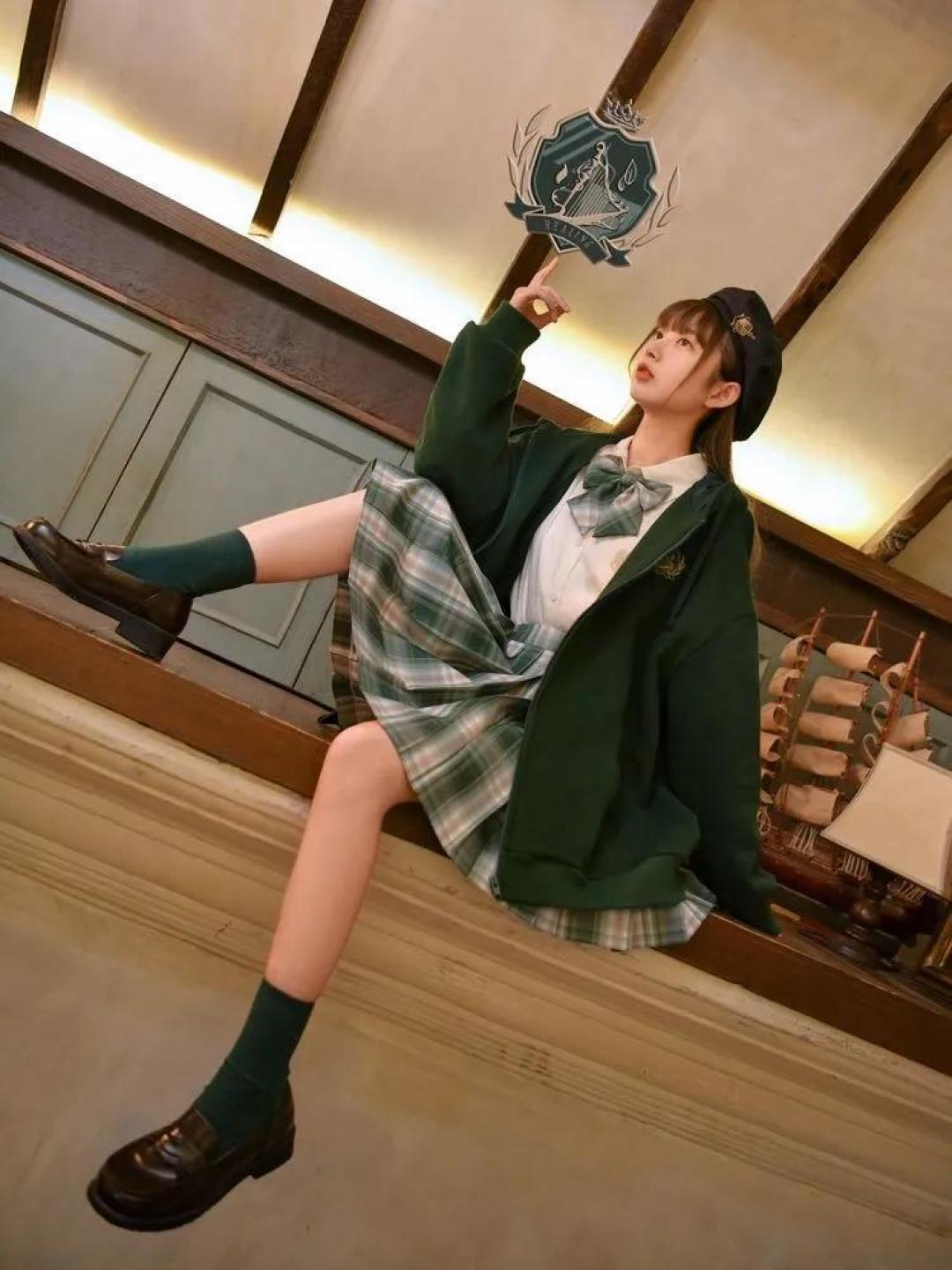 JK制服 | 开学季绿格JK安利