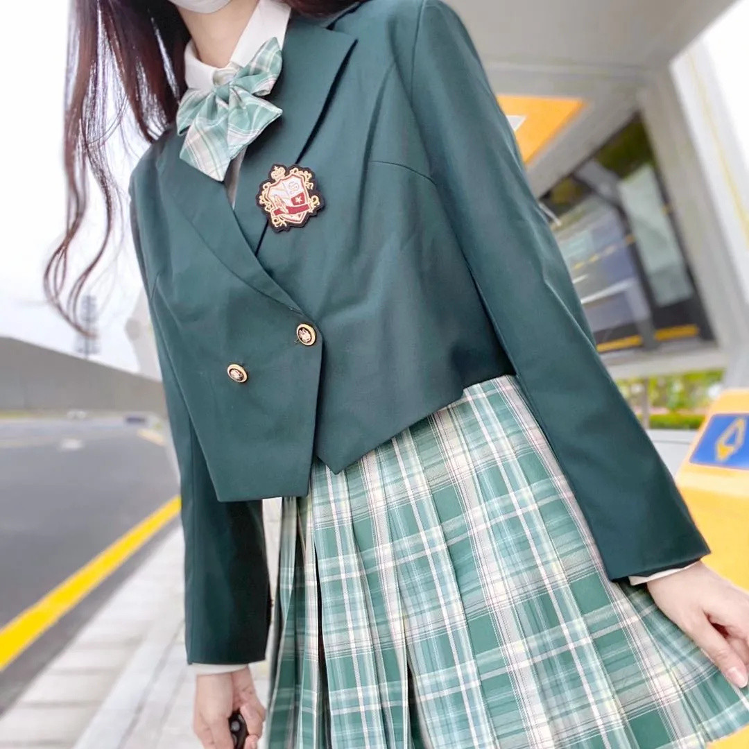 JK制服 | 开学季绿格JK安利