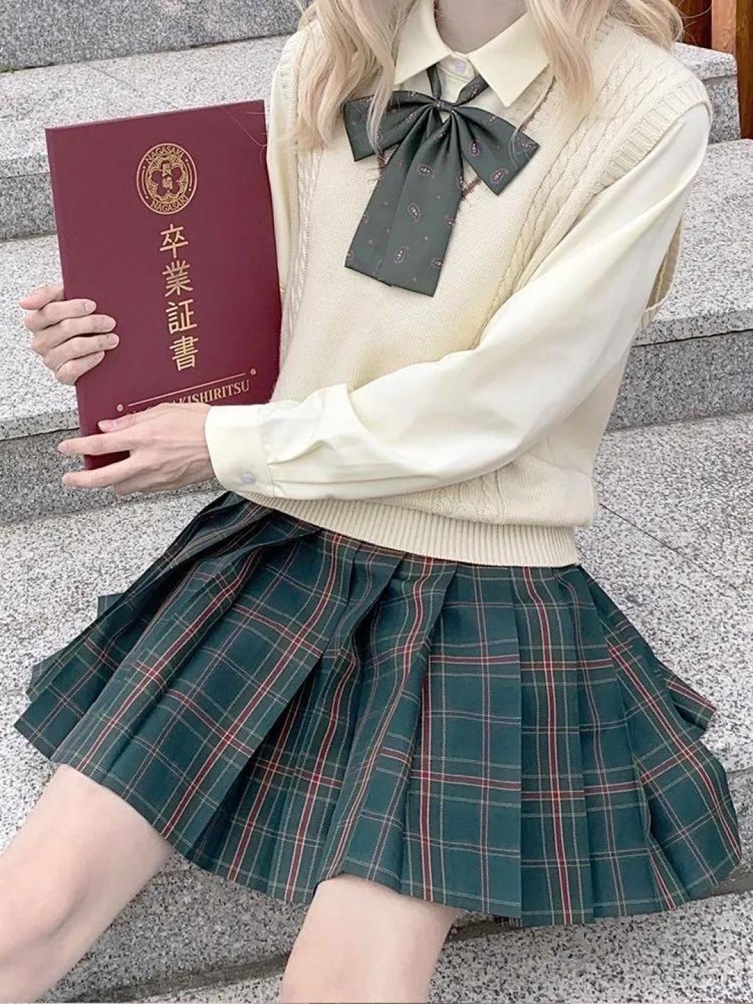 JK制服 | 开学季绿格JK安利