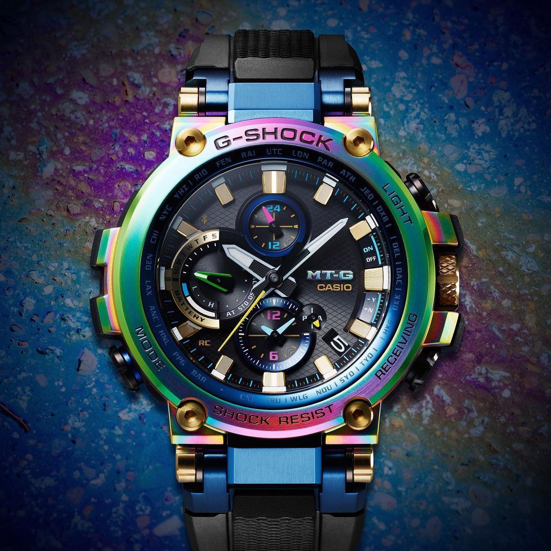 盘点那些拥有彩虹的手表们——卡西欧篇
