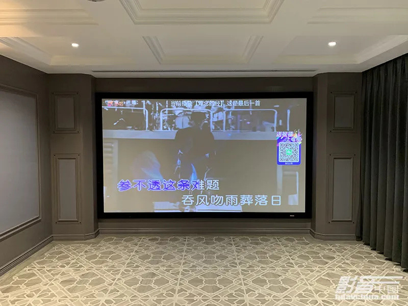 【家庭影院方案】山东尊宝7.1.2私人影院:简约大气的影音+卡拉OK娱乐室