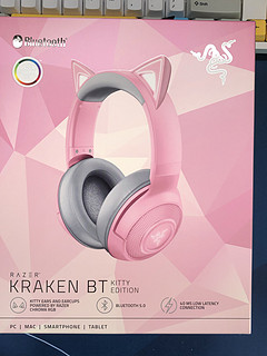 粉色，猫耳，RGB，无线，齐聚一身的耳机