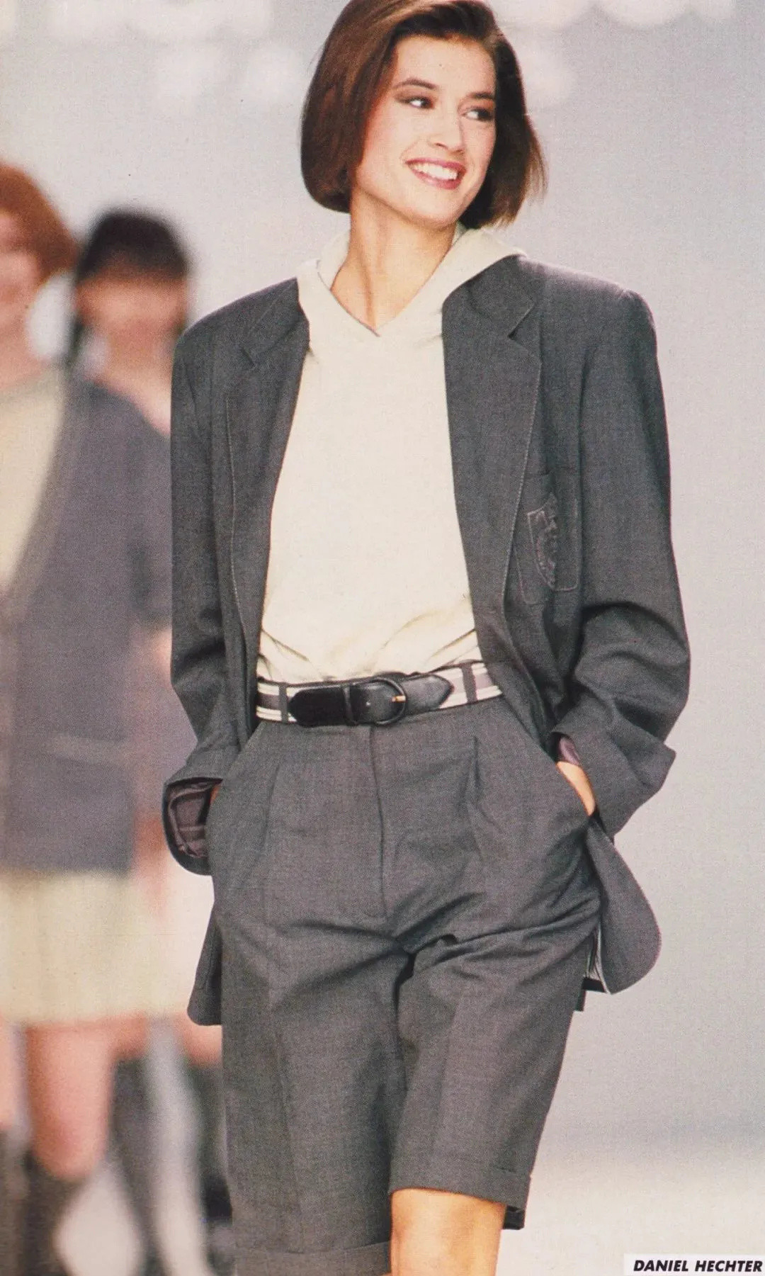 80年代女士西装图片