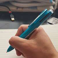 三色中性笔 多色水笔 便携多功能笔