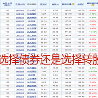 真实的交易记录，让你更好的了解可转债的真实收益情况。最后附送可转债是选择债券还是选择股票的依据