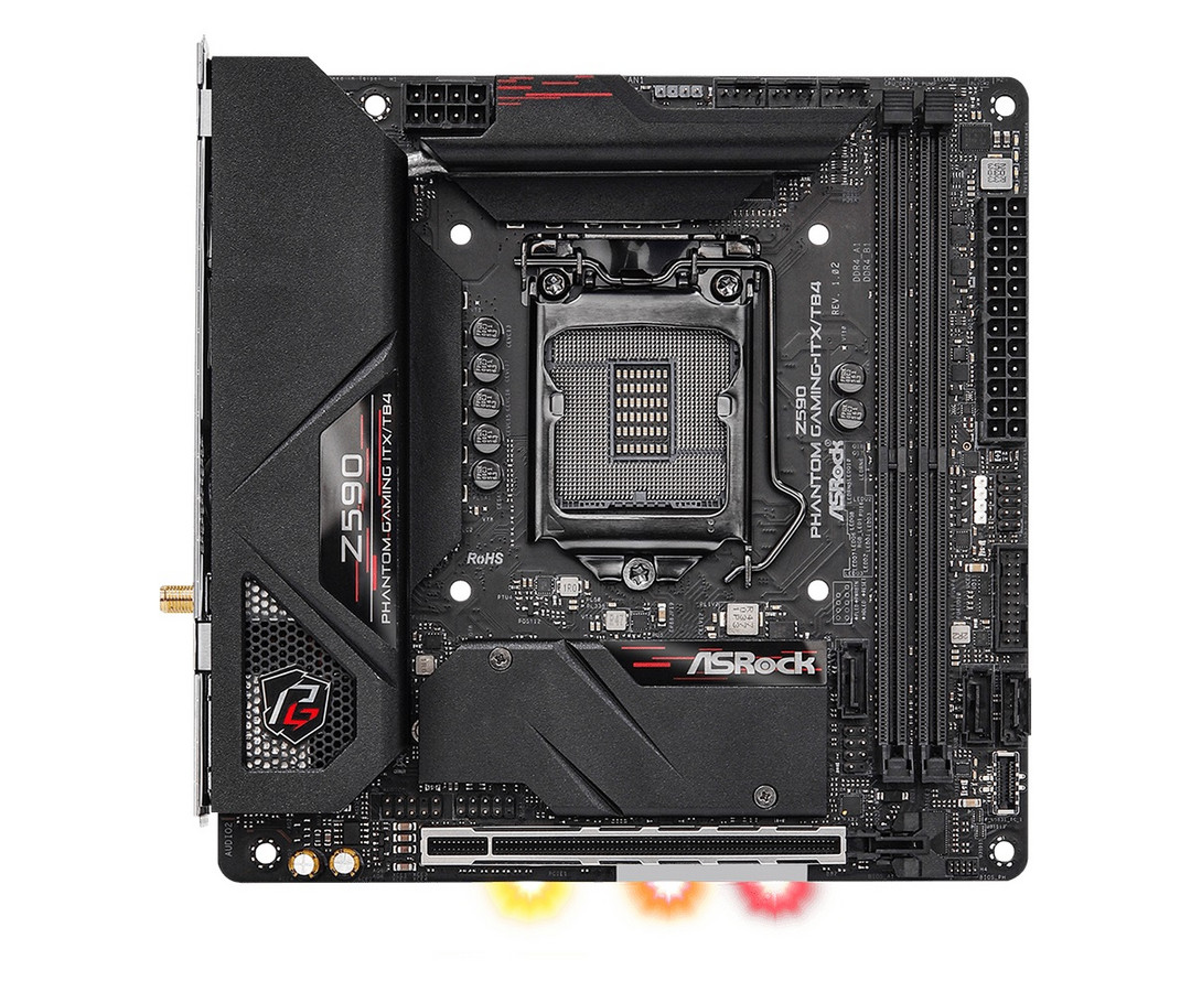 华擎发布新款Z590主板，ITX规格带有雷电4端口