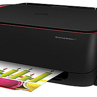 惠普Tank411 彩色喷墨连供连接手机无线打印复印扫描一体机