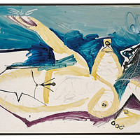 炉火纯青，自由无羁！87岁毕加索笔下最后的缪斯《侧躺的女人与蜻蜓》