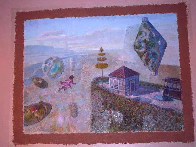 绝美|宫崎骏动画场景原画师,艺术家井上直久笔下的乌托邦世界