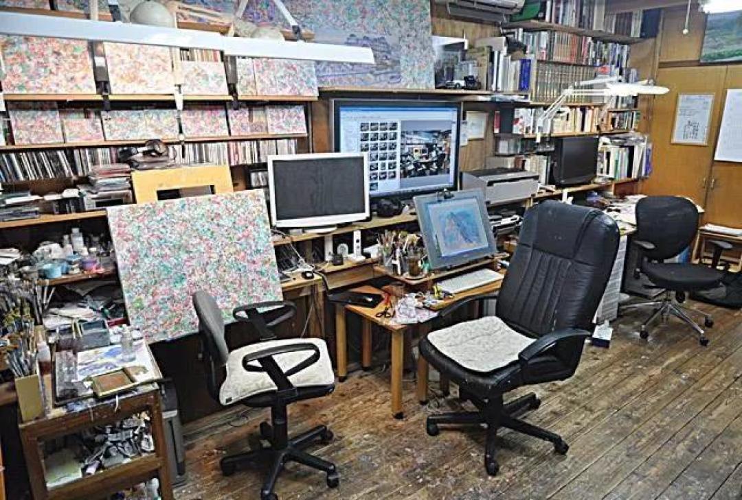 绝美|宫崎骏动画场景原画师,艺术家井上直久笔下的乌托邦世界