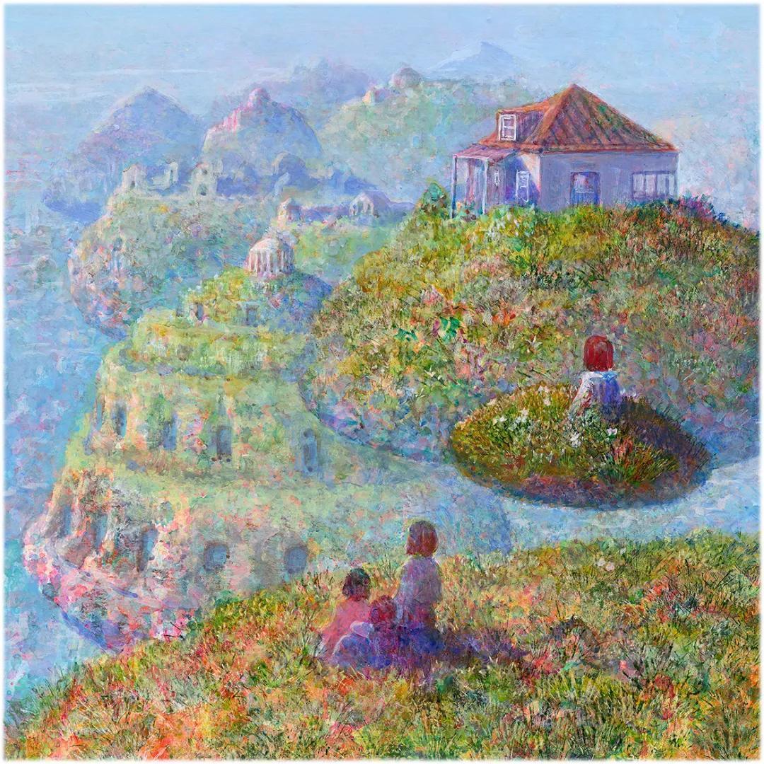 绝美|宫崎骏动画场景原画师,艺术家井上直久笔下的乌托邦世界