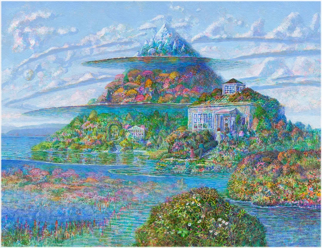 绝美|宫崎骏动画场景原画师,艺术家井上直久笔下的乌托邦世界