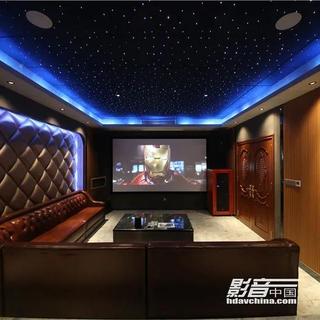 【家庭影院案例】佛山星际半岛整装别墅：简约大气，全宅智能+多功能影音室