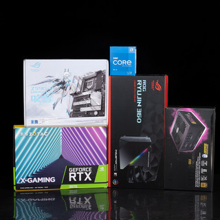 i7-11700K+ROG Z590-A吹雪+索泰RTX 3070把玩，附内存超频和关AVX测试