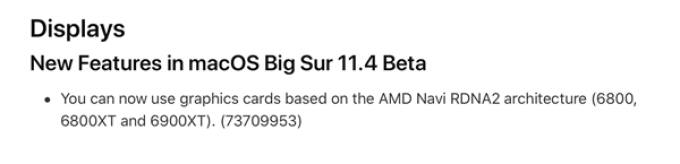 苹果定制独享:AMD Radeon Pro W6900X跑分出炉