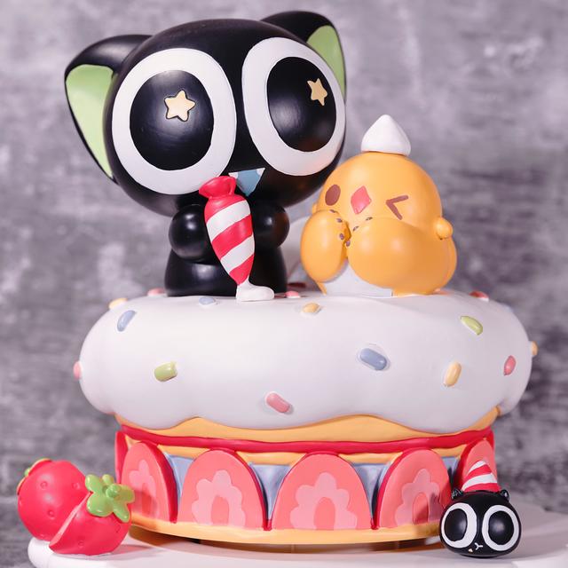 激萌罗小黑，送上满满的生日祝福！罗小黑生日蛋糕音乐盒测评