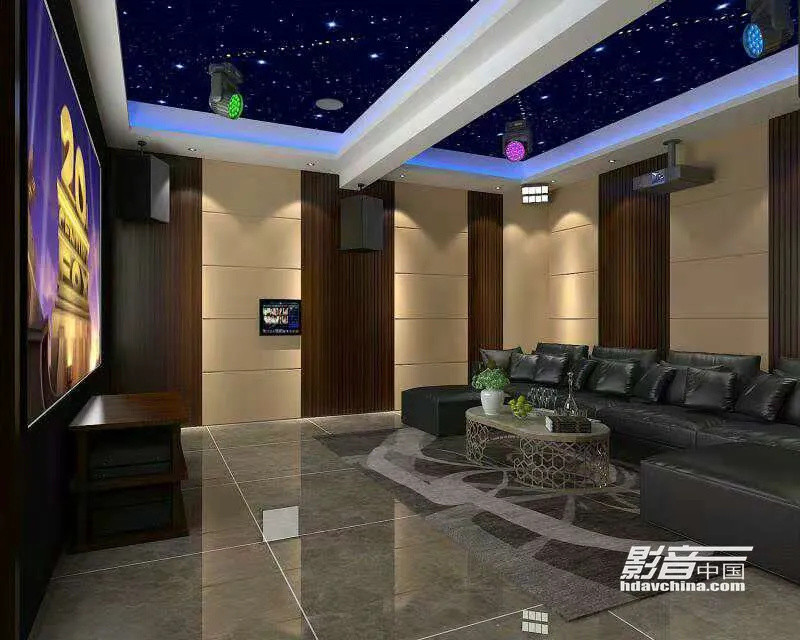 【家庭影院方案】广东河源之Dolby Atmos私人影院：正方形体型房间如何兼顾KTV专业效果