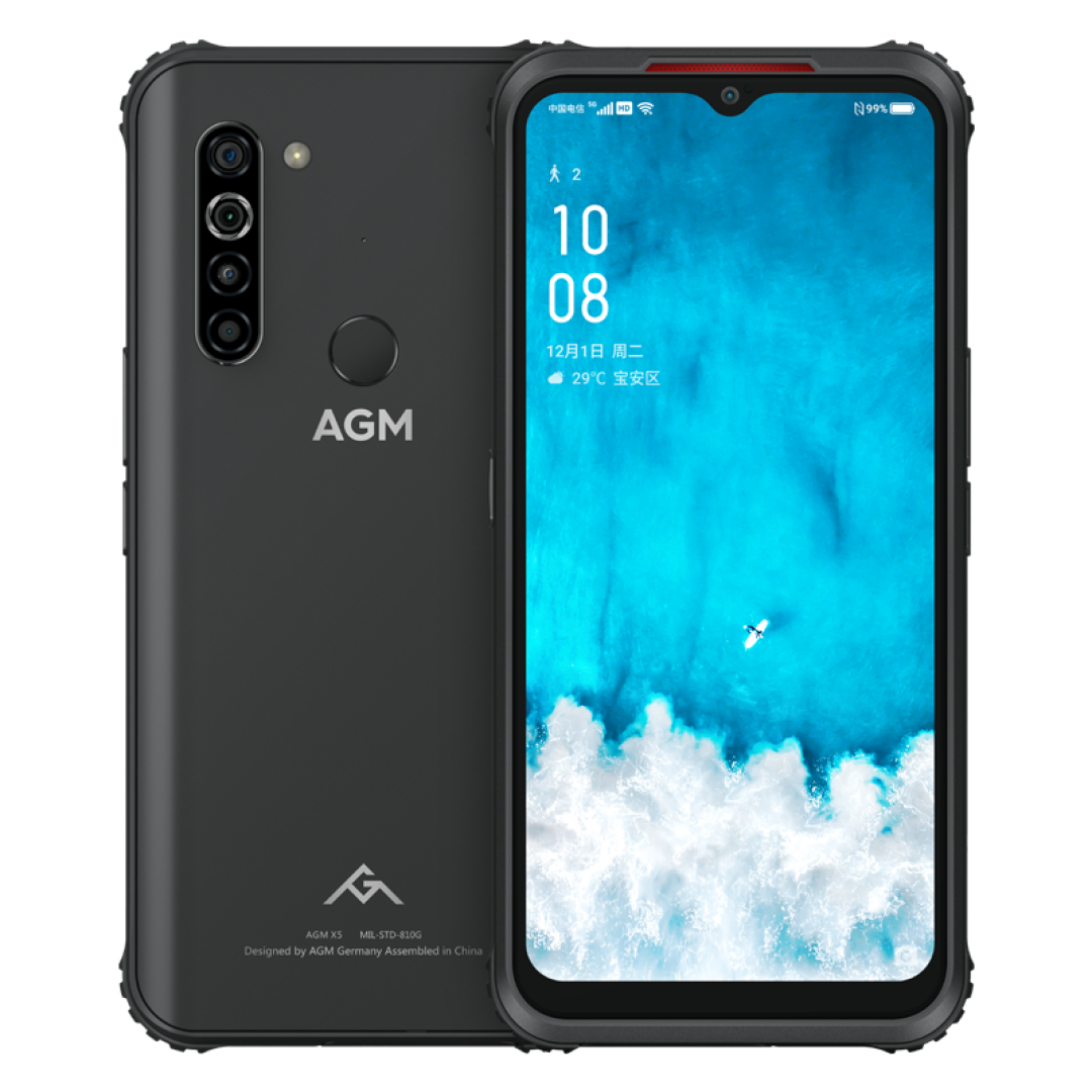 防水、防摔又防尘,5G加持更实用——AGM X5户外三防5G手机纯享版